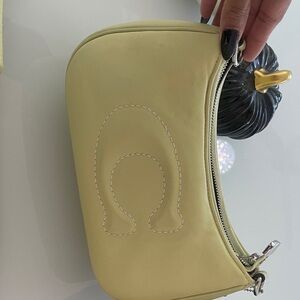 COACH Women's Teri Shoulder Bag in Signature Canvas Locked, Sv/Pale Lime